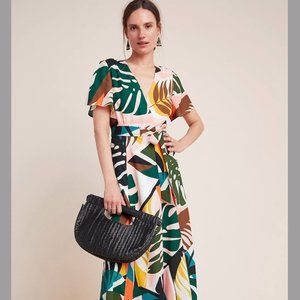 Anthropologie Hutch Tropical Maxi Dress